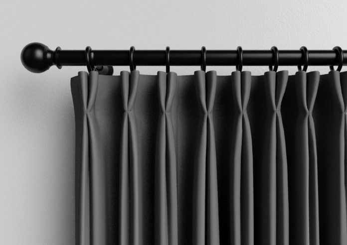 Medina, Dark Charcoal - Made to Measure Curtains - Image 10